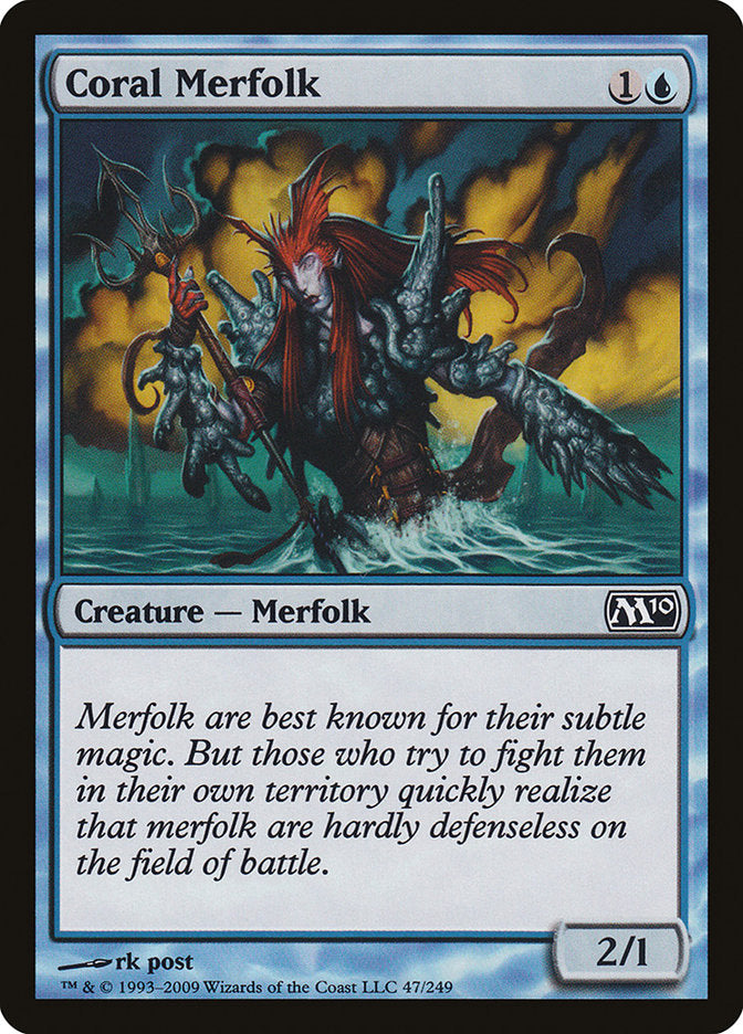 Coral Merfolk - Foil