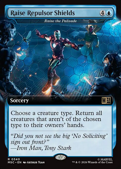 Raise the Palisade (Raise Repulsor Shields)