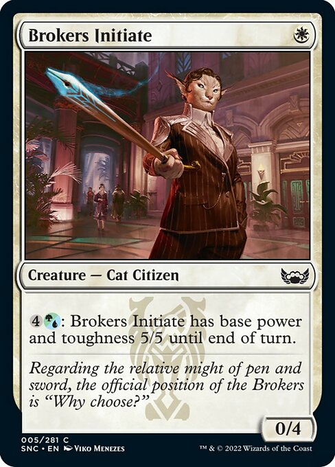 Brokers Initiate - Foil