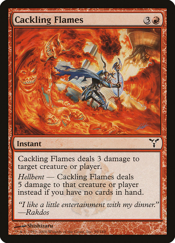 Cackling Flames - Foil