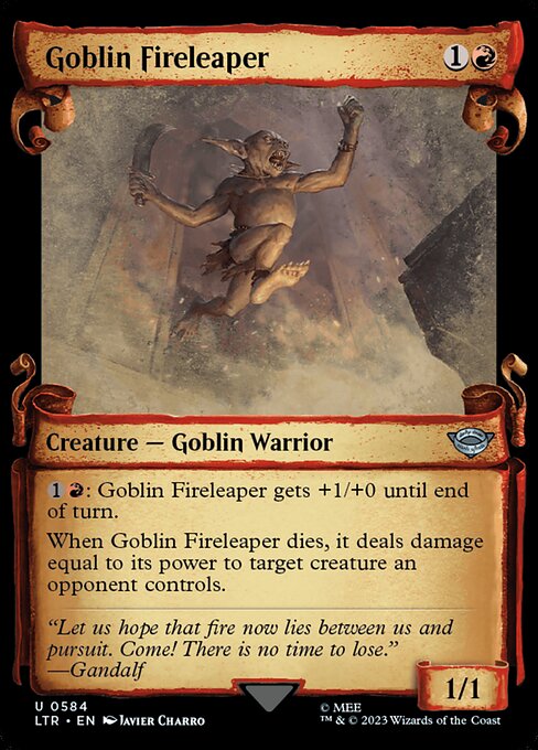 Goblin Fireleaper - Silver Foil