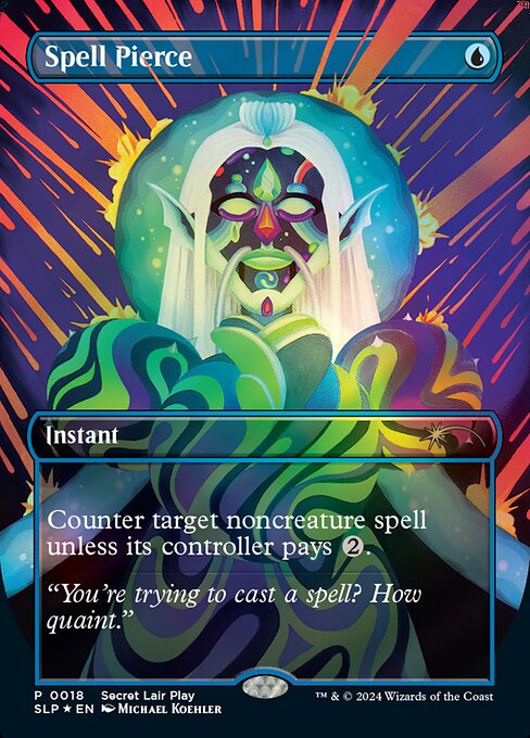 Spell Pierce - Foil - Secret Lair Prize
