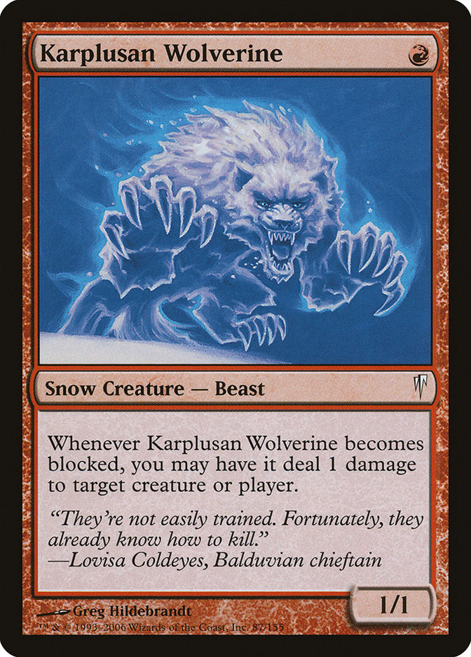 Karplusan Wolverine - Foil