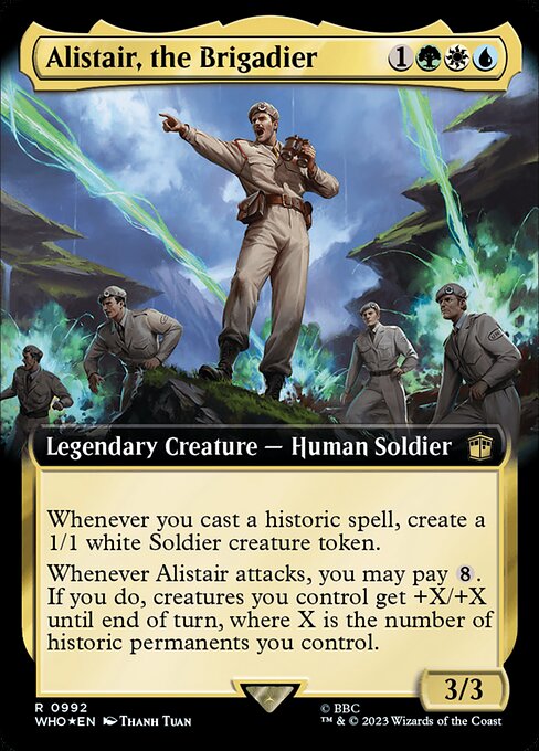 Alistair, the Brigadier - Surge Foil