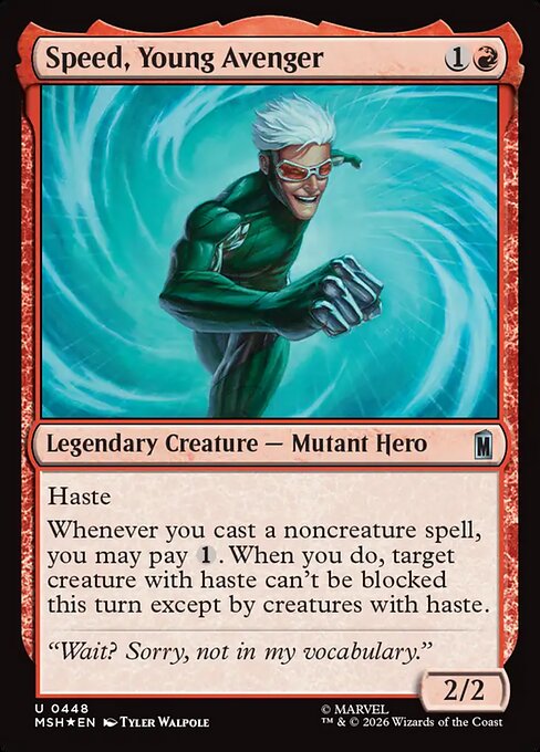 Speed, Young Avenger - Surge Foil