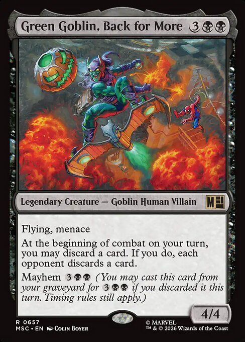 Green Goblin, Back for More - Foil