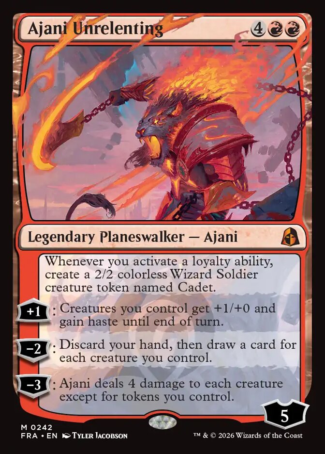 Ajani Unrelenting - Foil