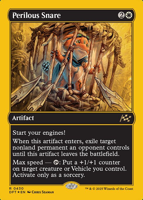 Perilous Snare - First Place Foil