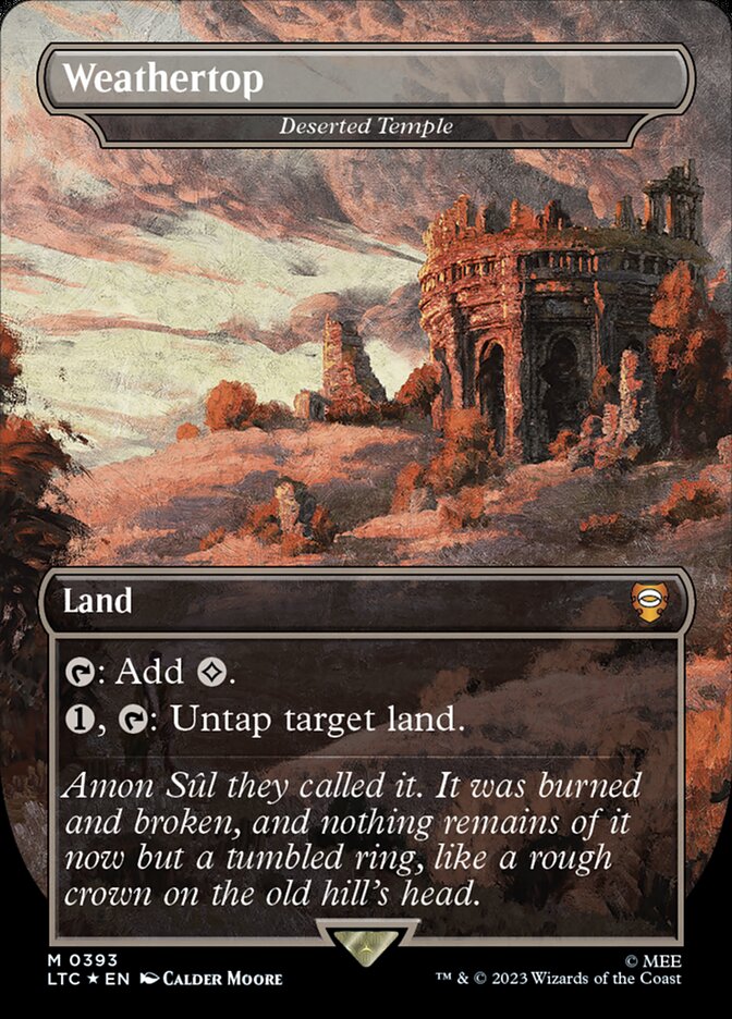 Deserted Temple (0393 - Weathertop) - Surge Foil