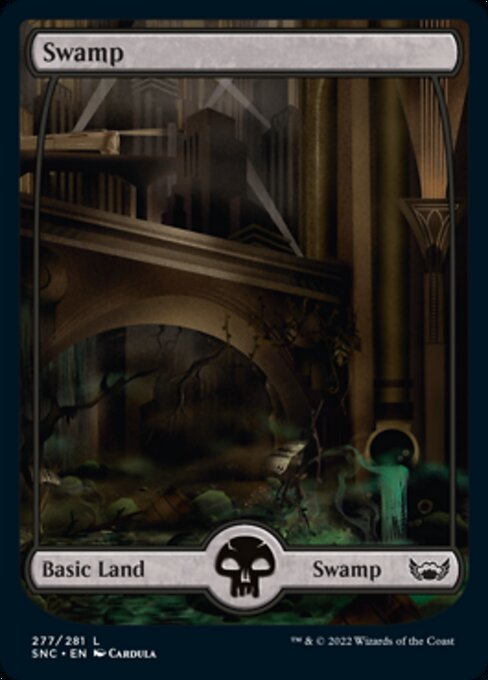 Swamp (277) - Full Art - Foil