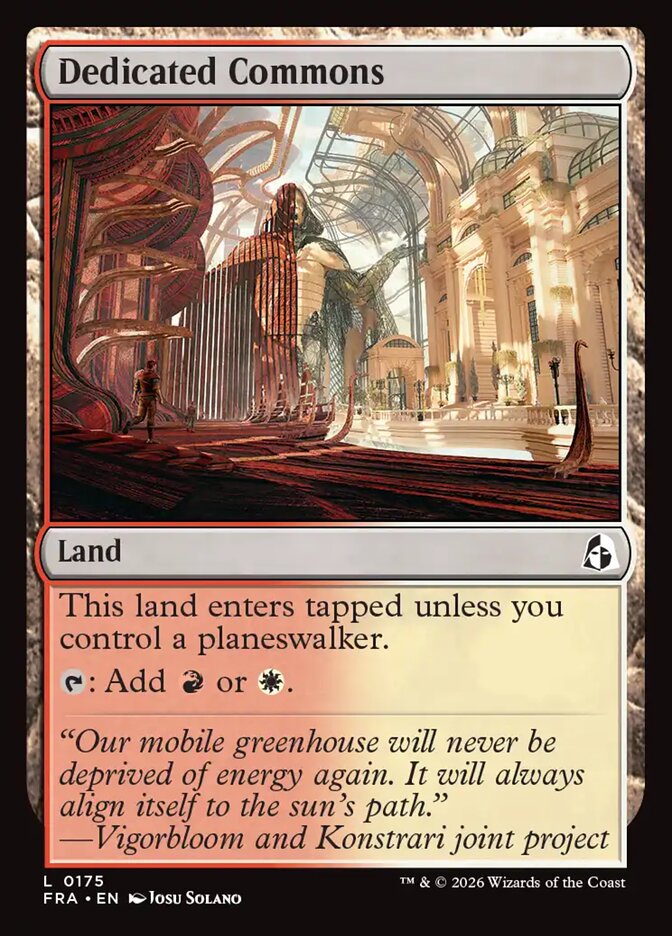 Dedicated Commons - Foil