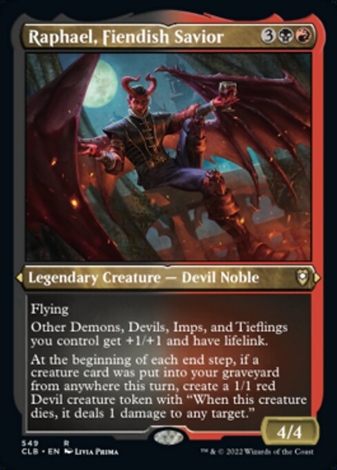 Raphael, Fiendish Savior - Foil-Etched