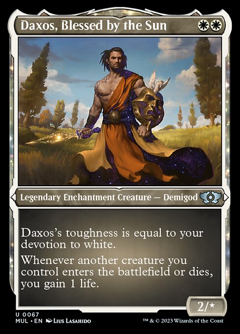 Daxos, Blessed by the Sun - Foil-Etched