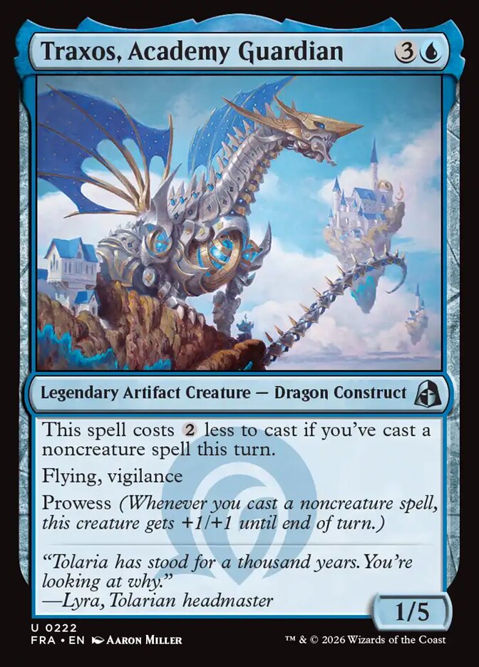 Traxos, Academy Guardian