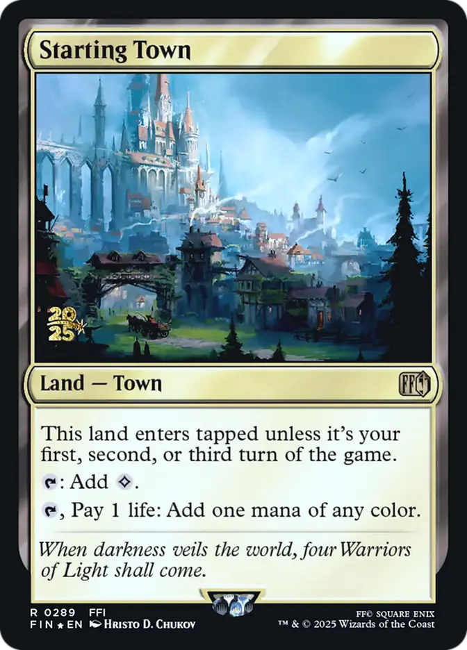 Starting Town - Foil - Prerelease Promo