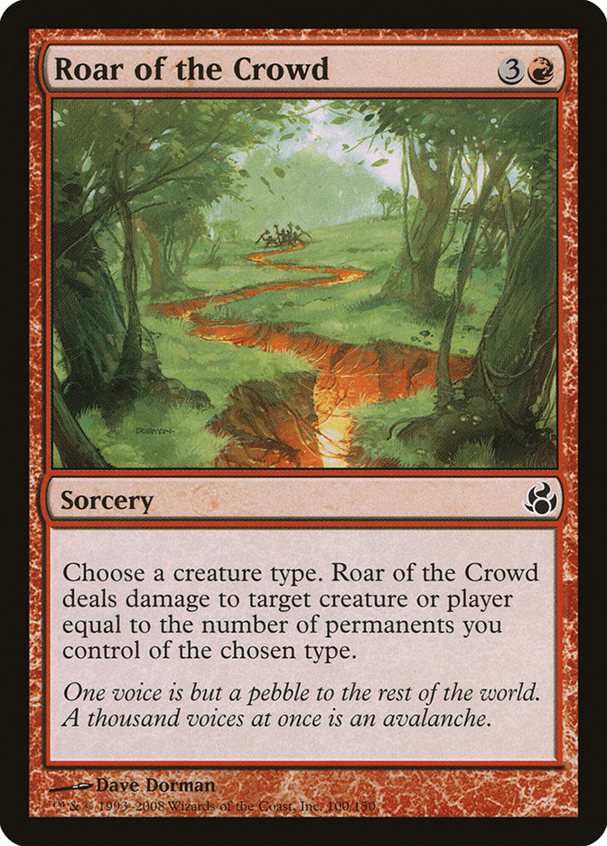 Roar of the Crowd - Foil