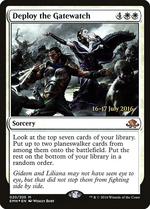 Deploy the Gatewatch - Foil - Prerelease Promo