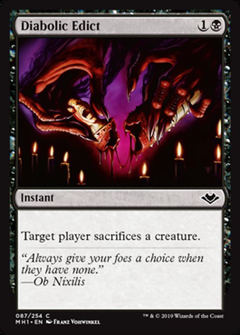Diabolic Edict - Foil