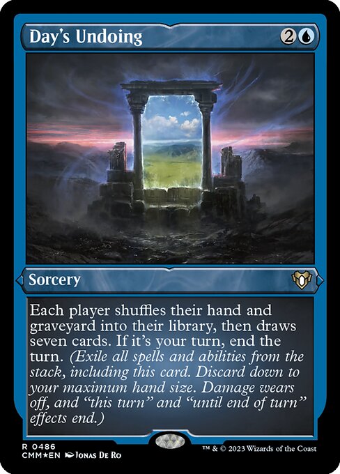 Day's Undoing - Foil-Etched