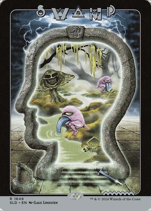 Swamp (1649) Full Art - Foil