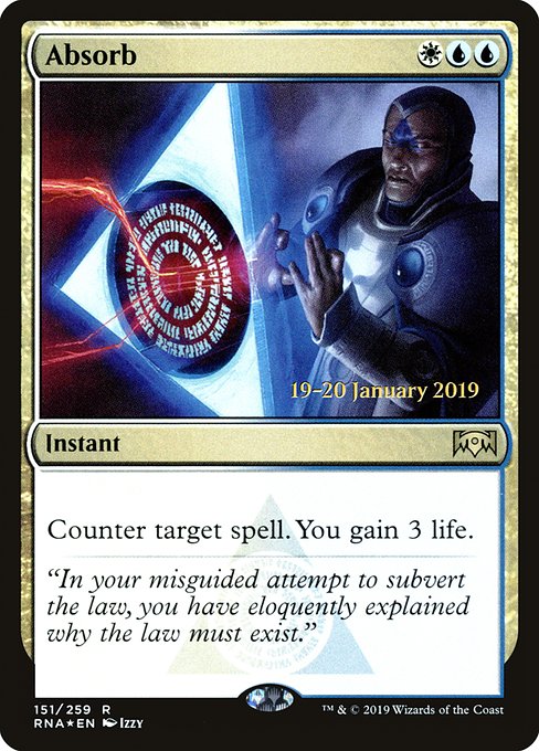 Absorb - Foil - Prerelease Promo
