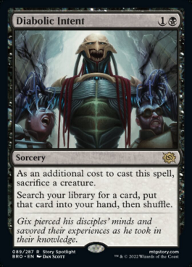 Diabolic Intent - Foil - Prerelease Promo