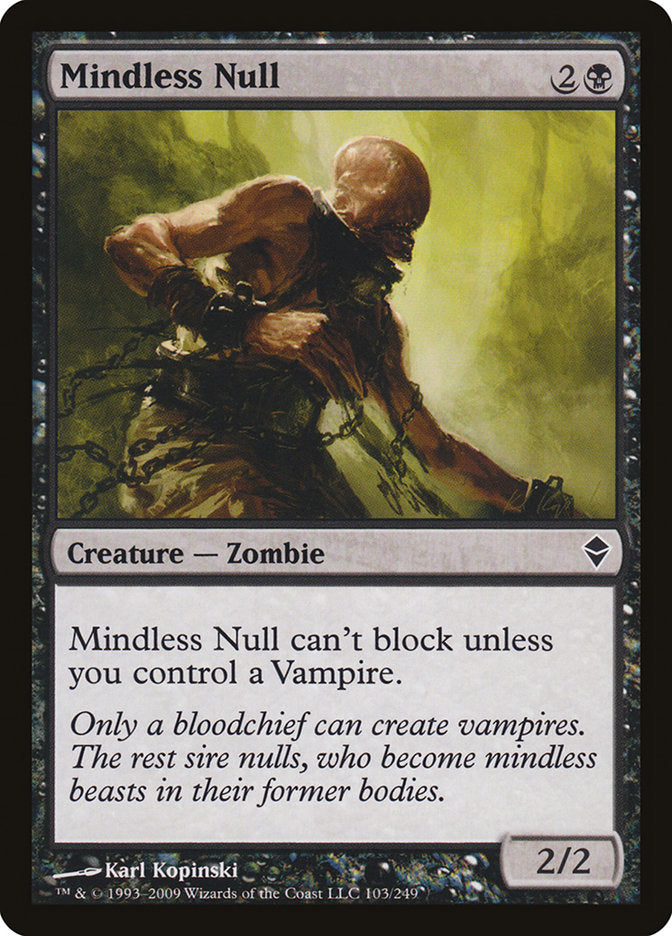 Mindless Null - Foil