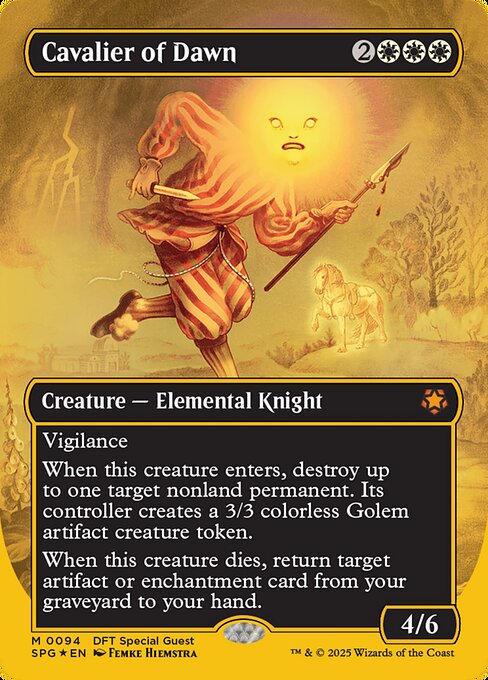 Cavalier of Dawn - First Place Foil