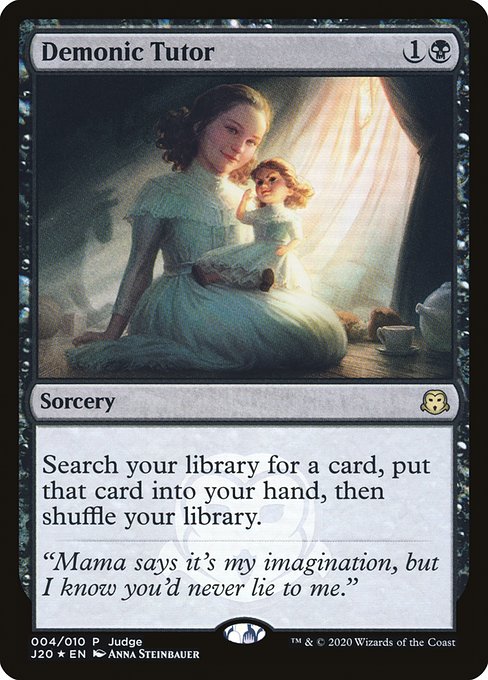 Demonic Tutor - Foil - Judge Promo