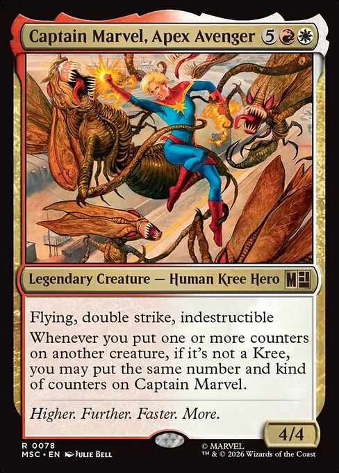 Captain Marvel, Apex Avenger - Surge Foil
