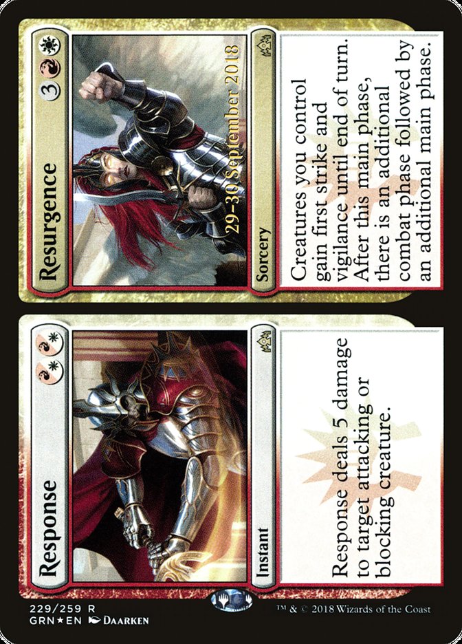 Response // Resurgence - Foil - Prerelease Promo
