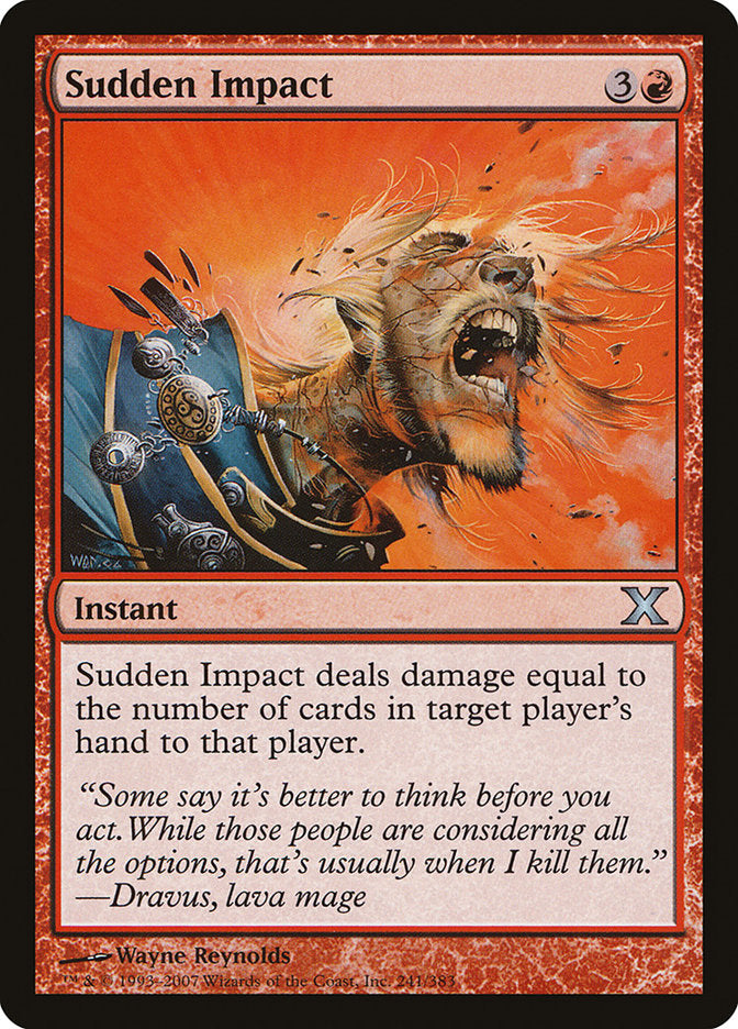 Sudden Impact - Foil