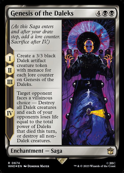Genesis of the Daleks - Surge Foil