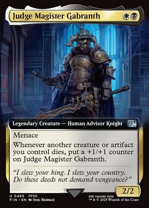 Judge Magister Gabranth - Foil