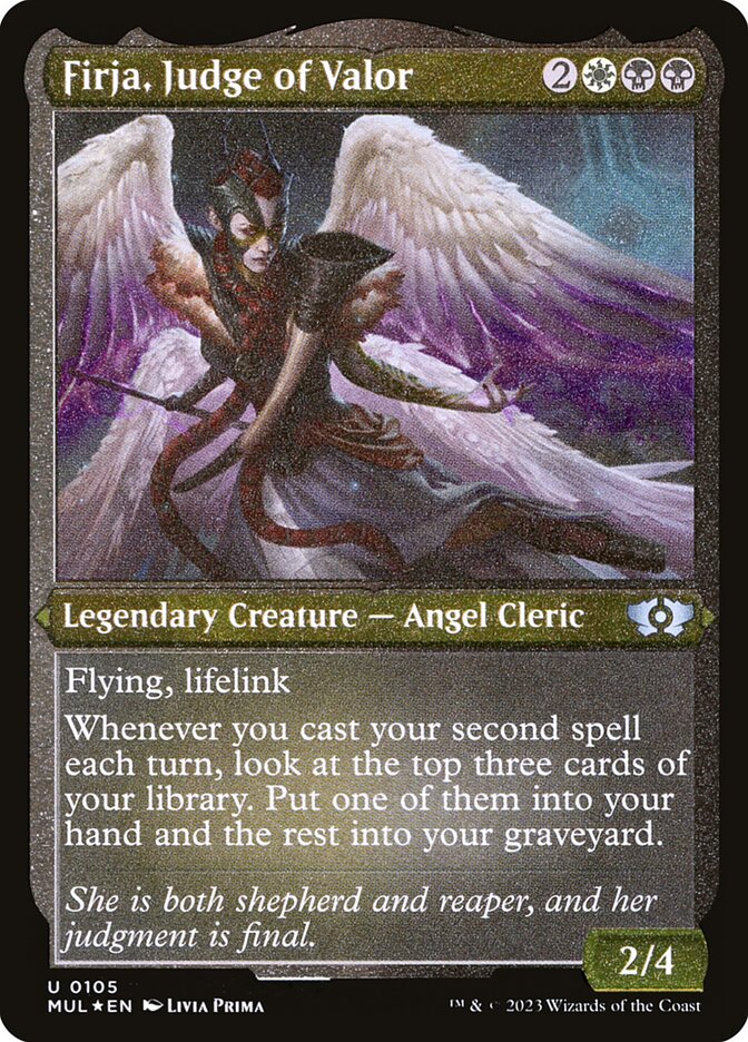 Firja, Judge of Valor - Foil-Etched