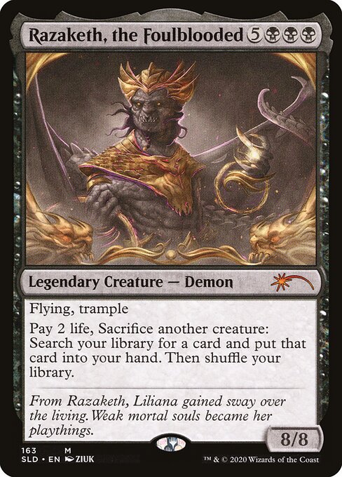 Razaketh, the Foulblooded - Foil Etched