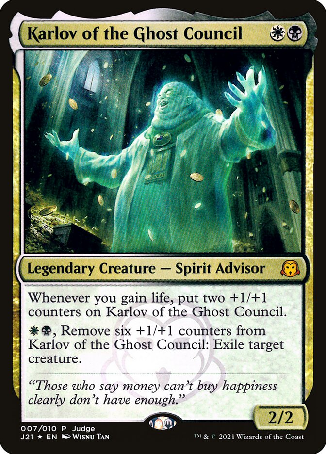 Karlov of the Ghost Council - Foil - Judge Promo