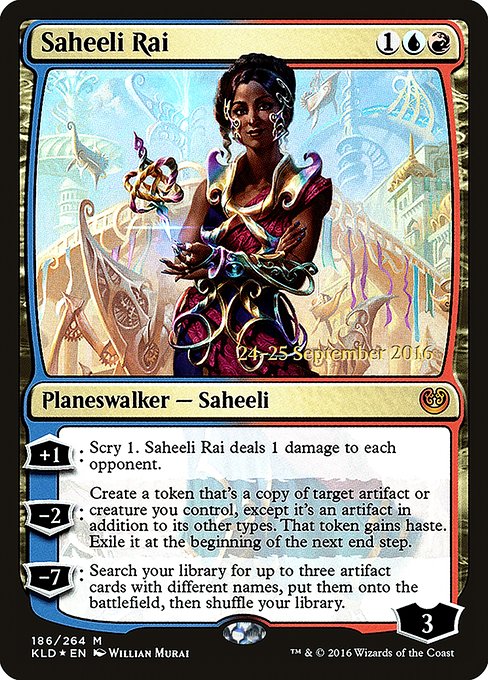 Saheeli Rai - Foil - Prerelease Promo