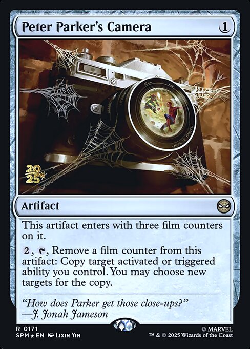 Peter Parker's Camera - Foil - Prerelease Promo