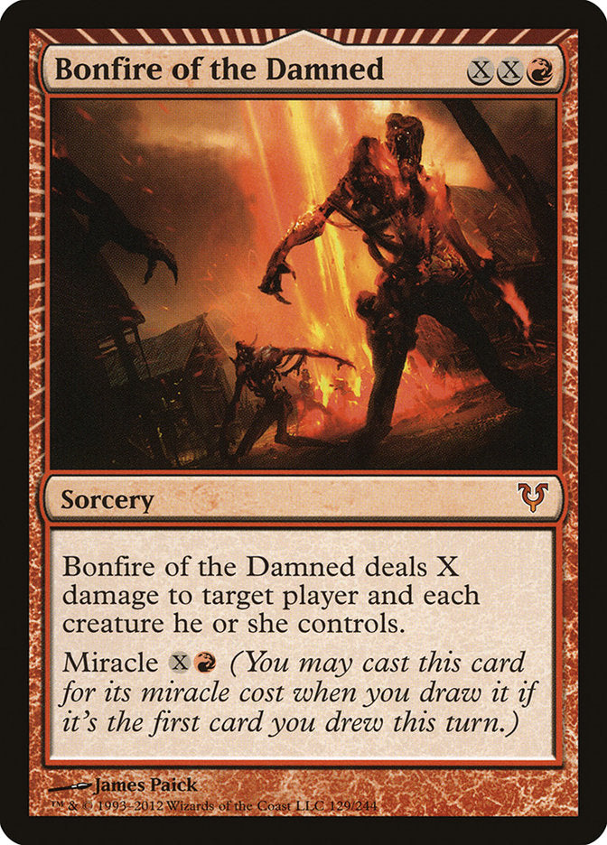 Bonfire of the Damned - Foil