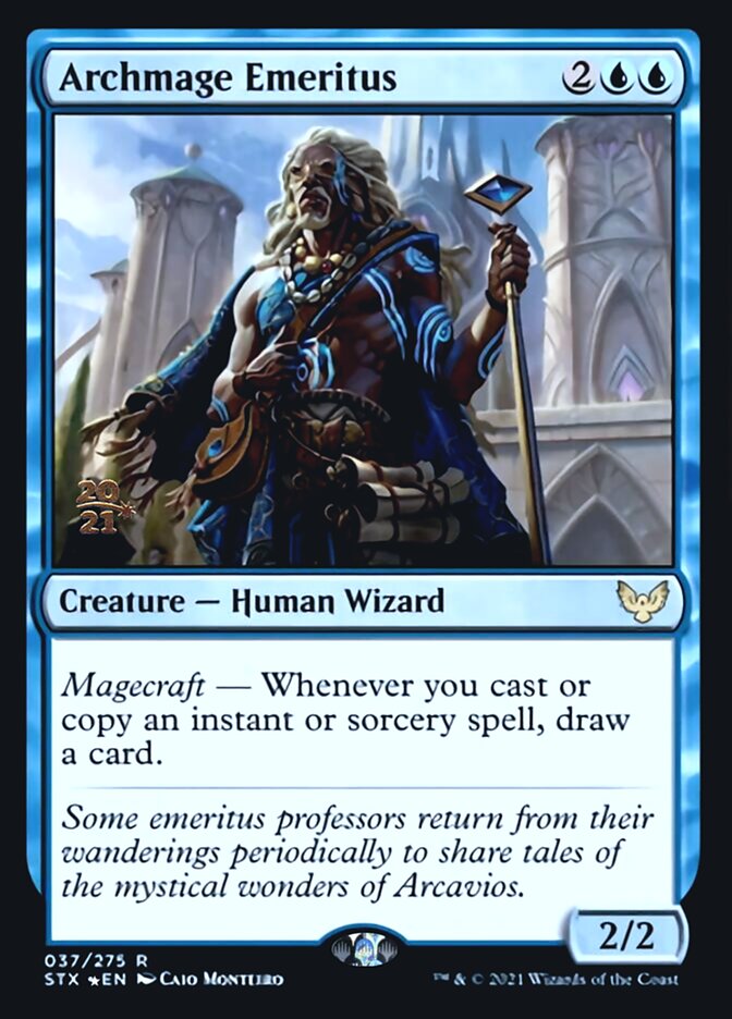 Archmage Emeritus - Foil - Prerelease Promo