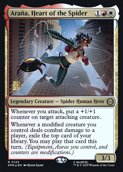 Arana, Heart of the Spider - Foil - Prerelease Promo