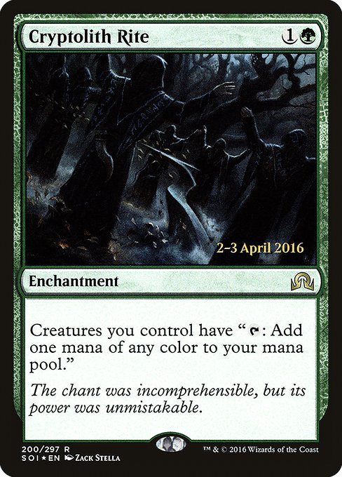 Cryptolith Rite - Foil - Prerelease Promo