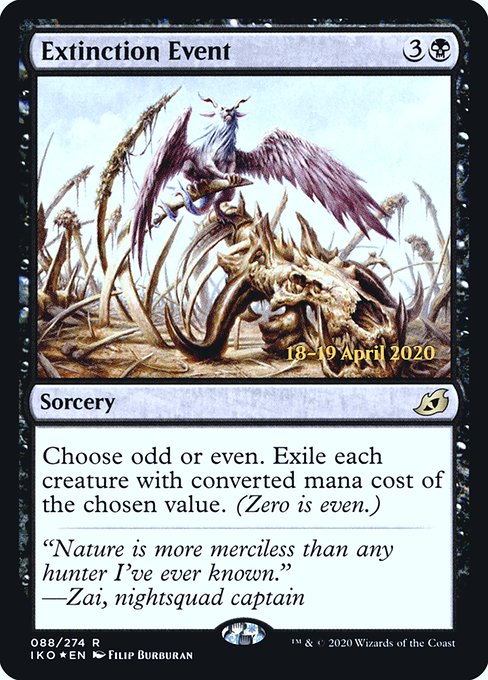 Extinction Event - Foil - Prerelease Promo