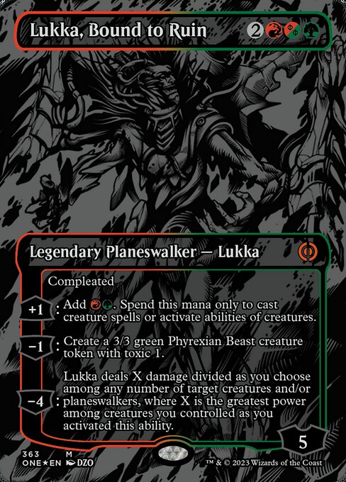 Lukka, Bound to Ruin - Oil Slick Foil