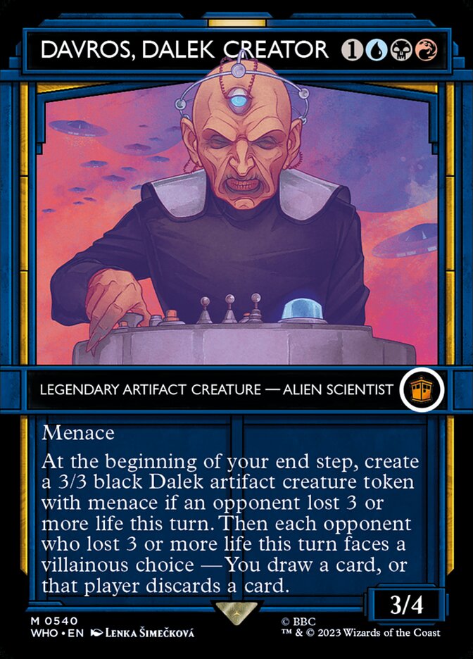 Davros, Dalek Creator - Foil