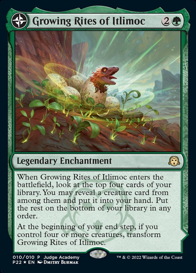 Growing Rites of Itlimoc // Itlimoc, Cradle of the Sun - Foil - Judge Promo