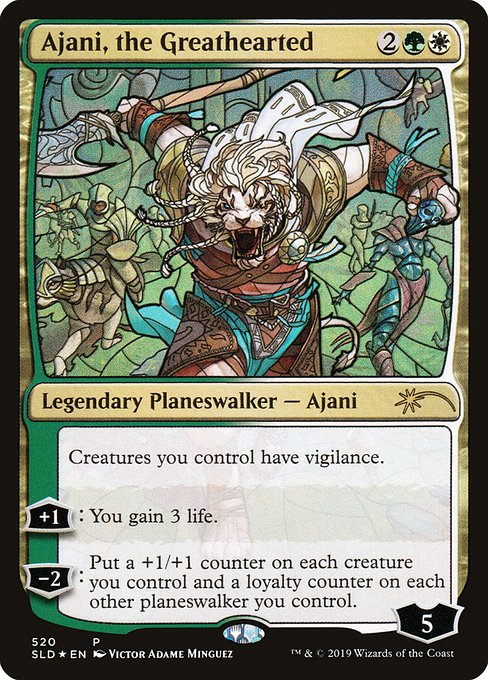 Ajani, the Greathearted - Foil