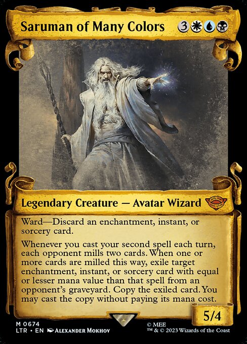 Saruman of Many Colors - Silver Foil