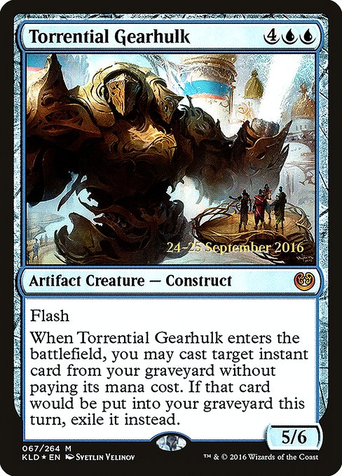 Torrential Gearhulk - Foil - Prerelease Promo